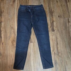 Good American Deep Indigo Skinny Jeans